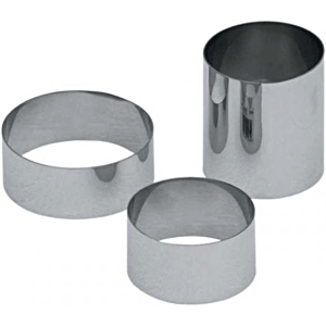 Кольцо кондитерское; сталь; диаметр=73, высота=40 мм; металлический