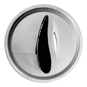 Насадка кондитерская «Крупная роза»; сталь нержавеющая; D=22, H=30мм; металлический