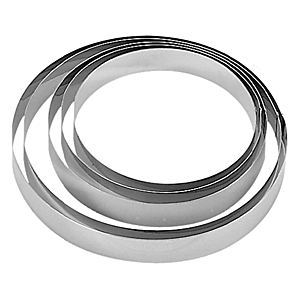 Кольцо кондитерское; сталь нержавеющая; диаметр=60, высота=45 мм