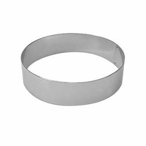 Кольцо кондитерское; сталь нержавеющая; D=18, H=6см; металлический