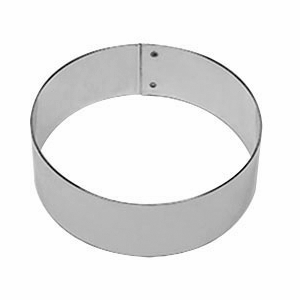 Кольцо кондитерское; сталь нержавеющая; D=110, H=35мм; металлический