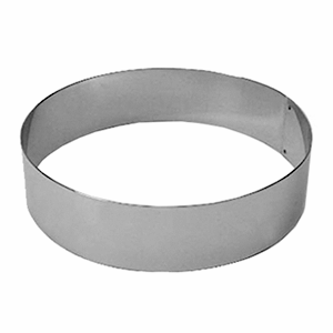 Кольцо кондитерское; сталь нержавеющая; D=140, H=35мм; металлический