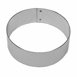 Кольцо кондитерское; сталь нержавеющая; D=240, H=35мм; металлический