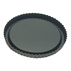 Форма кондитерская рифленая; сталь, антипригарное покрытие; диаметр=280, высота=25 мм