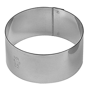 Форма кондитерская «Круг»[6шт]; сталь нержавеющая; D=4, H=4, L=17, B=24см