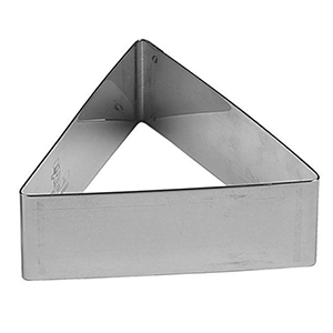 Форма кондитерская «Треугольник»[6шт]; сталь нержавеющая; , H=3, L=6см