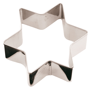 Форма кондитерская «Звезда»; сталь нержавеющая; D=8,H=3см