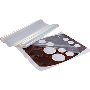 Слюда для шоколада 120 микрон[50шт];  ацетат;  ,L=59,B=39см;  прозрачный