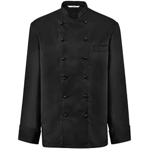 Куртка поварская размер L б/пуклей; полиэстер,хлопок; черный