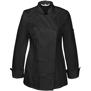 Куртка поварская размер M; полиэстер,хлопок; черный