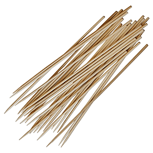 Шампурчики [100 шт]; бамбук; L=30,B=0.3см; бежевый цвет
