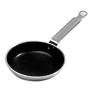 Сковорода для блинов «Клас Шеф и »; материал: алюминий, антипригарное покрытие; диаметр=12, высота=3, длина=24, ширина=12 см.; цвет: черный