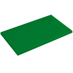 Доска разделочная; пластик; высота=20, длина=600, ширина=400 мм; зеленый