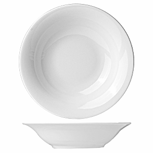 Тарелка глубокая «Это»; материал: фарфор; 400 мл; диаметр=23, высота=4.5 см.; белый