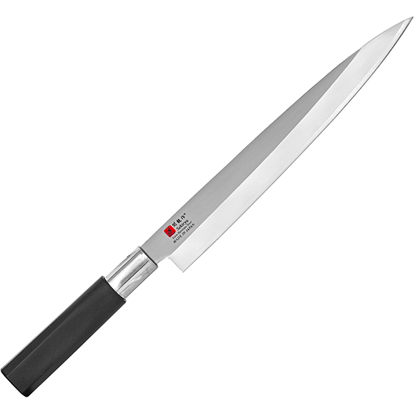 Нож кухонный для сашими  сталь нержавеющая,пластик  L=32/21см Sekiry