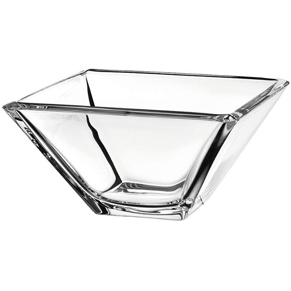 Салатник квадратный «Дюкале»; стекло; 1900мл; H=11,L=20,B=20см; прозрачный