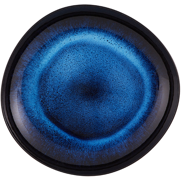 Тарелка  керамика  синий,черный Vista Alegre
