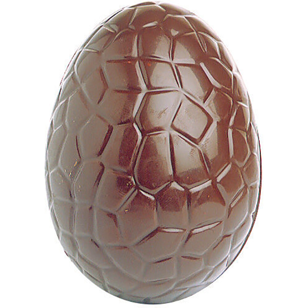 Форма для шоколада «Треснутое яйцо» [4 шт]; поликарбонат; L=8.8,B=6.5см