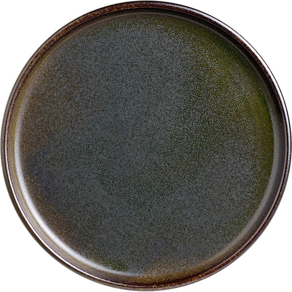 Тарелка пирожковая; фарфор; D=15.8см; антрацит