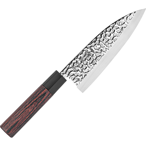 Нож кухонный «Деба»; сталь нержавейка,дерево; L=15см