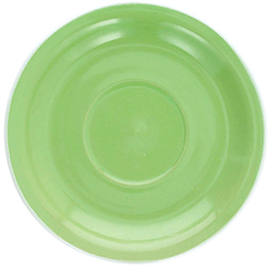 Блюдце «Колорс»; фарфор; D=15см; зеленый 