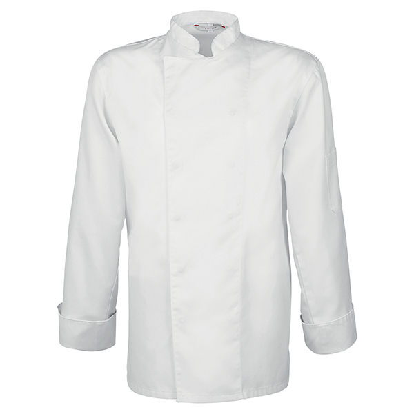 Куртка поварская 50 размер ; полиэстер, хлопок; белый