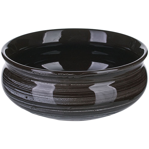 Тарелка глубокая «Маренго»; керамика; 500мл; D=14, H=6см; коричневый