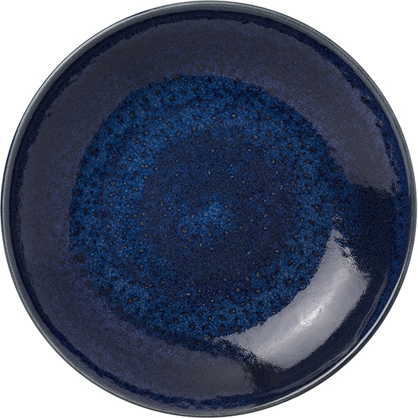 Салатник «Везувиус»;  фарфор;  D=25см;  синий