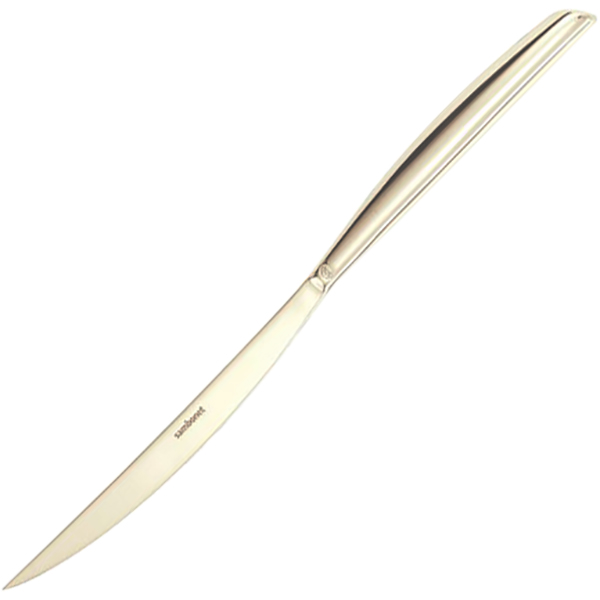 Нож столовый «Бамбу»;  сталь нержавеющая;  ,L=24см;  шампань