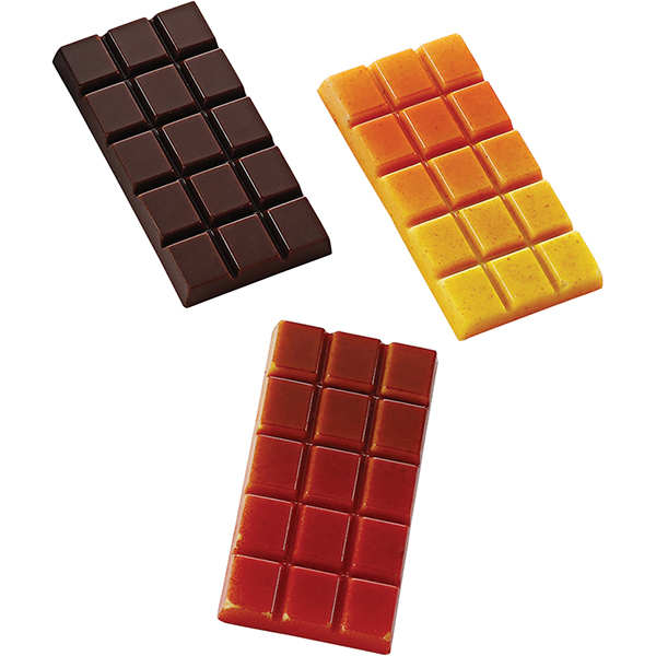 Форма для шоколада Мини плитка 12 шт.;  пластик;  ,H=5,L=62,B=32мм