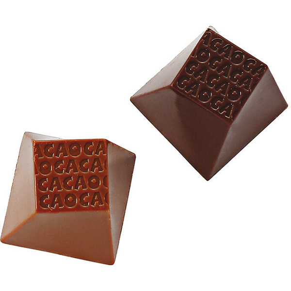 Форма для шоколада «Какао»[35шт]   пластик   ,H=25,L=25,B=25мм Matfer