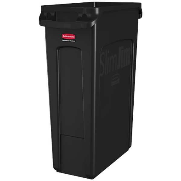 Контейнер с вентиляционными каналами   60л   черный RUBBERMAID