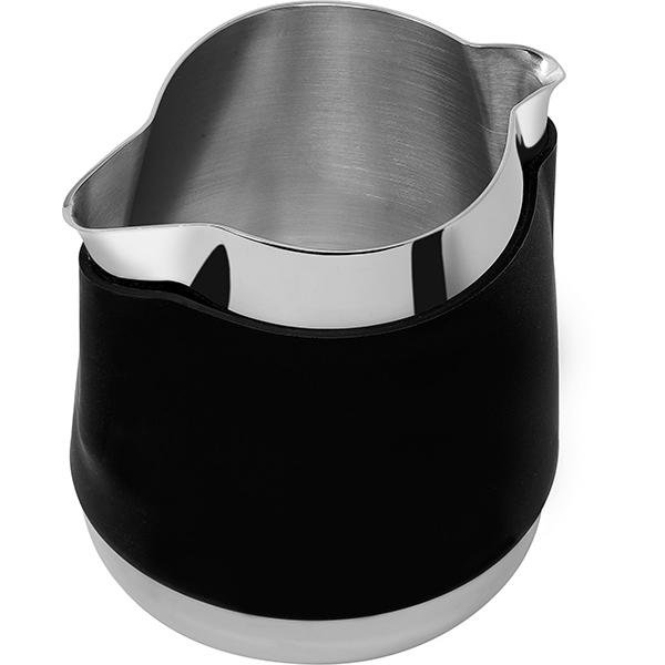 Молочник Реверс «Революшн»;  сталь нержавеющая,силикон;  0,5л;  черный