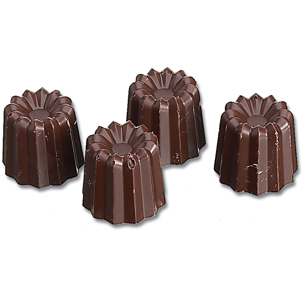 Форма для шоколада Каннеле 40 шт.   пластик   D=24,H=24мм Matfer
