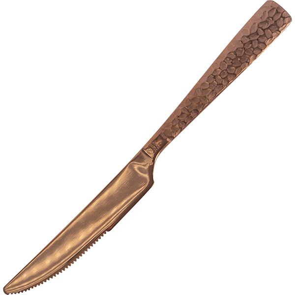 Нож столовый кованный  сталь нержавеющая  цвет: медный Pintinox
