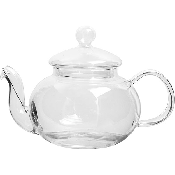 Чайник с пружиной термостойкое стекло; 350мл; ,L=15,5см; прозрачный