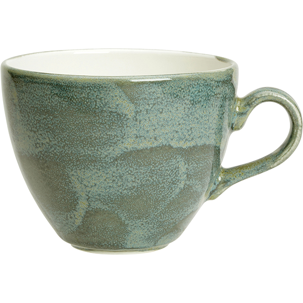 Чашка чайная «Революшн»; фарфор; 350мл; D=10,5см; зелен.