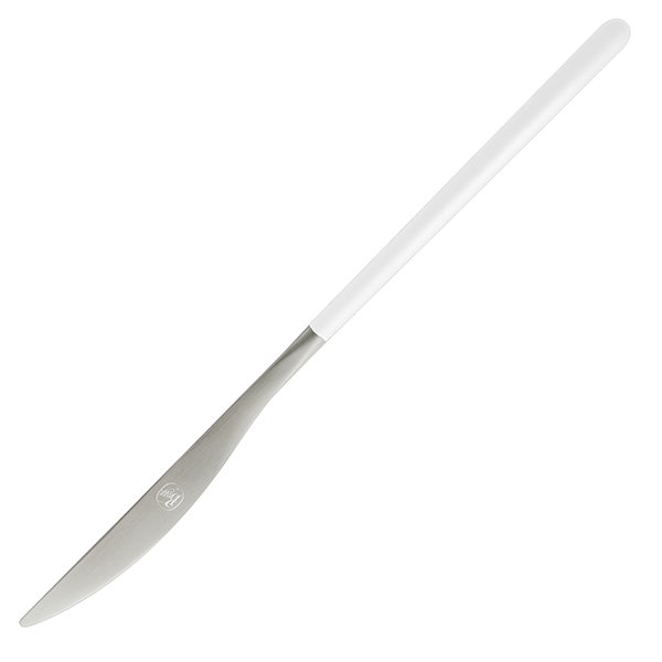 Нож столовый   сталь нержавеющая   белый Broggi