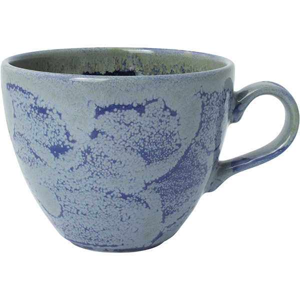 Чашка чайная «Аврора Визувиус Ляпис»; фарфор; 350мл; D=10,5см; синий,голуб.