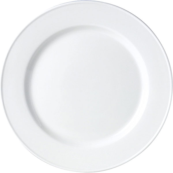 Блюдо круглоеподстановочное «Симплисити Вайт»; материал: фарфор; диаметр=30 см.; белый