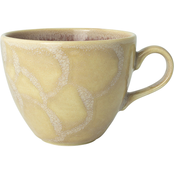 Чашка чайная «Аврора Везувиус Роуз Кварц»; фарфор; 350мл; D=10,5см; бежевый, розовый