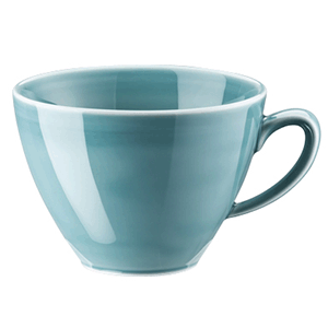 Чашка чайная «Меш Аква»;  фарфор;  голуб.