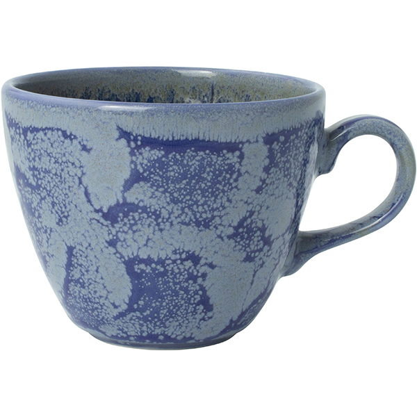 Чашка чайная «Аврора Визувиус Ляпис»; фарфор; 228мл; D=9см; лазурн.,белый