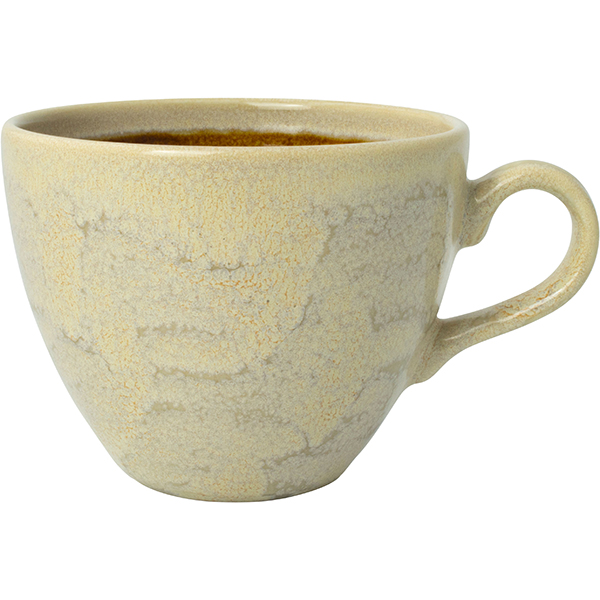 Чашка чайная «Аврора Везувиус Амбер»; фарфор; 350мл; D=10,5см; бежев.,амбер