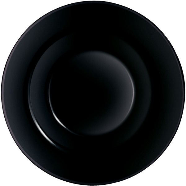 Тарелка для пасты «Эволюшн Блэк»; стекло; 1,15л; D=285,H=45мм; черный