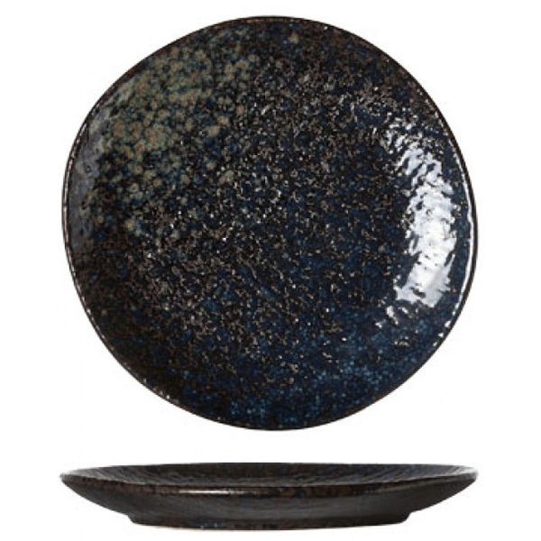Тарелка мелкая «Блэк Йору»; керамика; D=140,H=15мм; черный