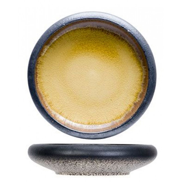 Тарелка мелкая «Фервидо»; керамика; D=155,H=35мм; желт.