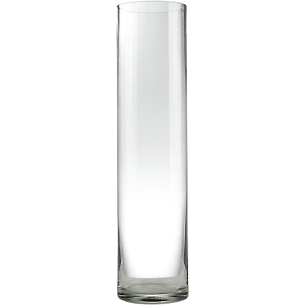 Ваза для цветов «Цилиндр»; стекло; D=12, H=50см; прозрачный