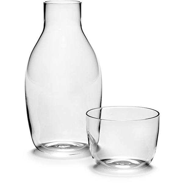 Графин со стаканом «Пас-парту»; стекло; 0, 75л; D=93, H=186мм; прозрачный