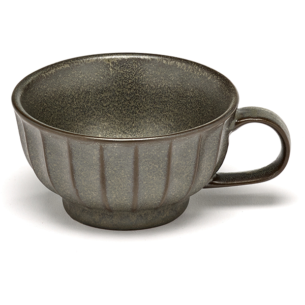 Чашка кофейная «Инку»; керамика; 200мл; D=100, H=55мм; зелен.